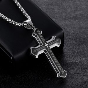 “Our Father” Cross Necklace