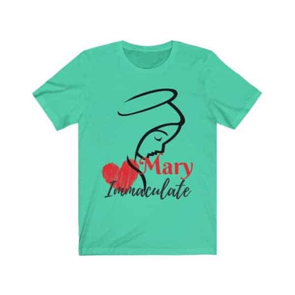 "Immaculate Heart" Unisex T Shirts - Image 10