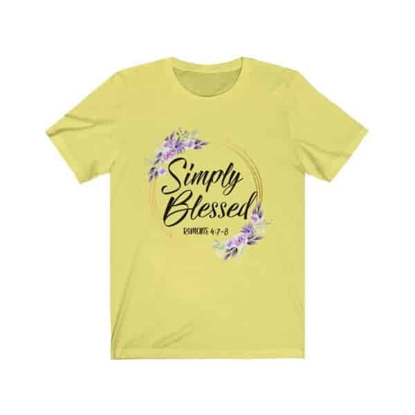 "Simply Blessed" Wreath T Shirts - Image 9