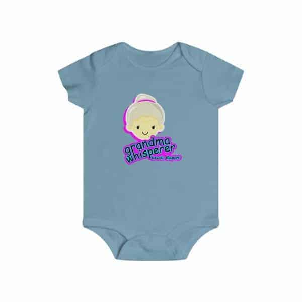 Grandma Whisperer Infant Snap onesie - Image 3