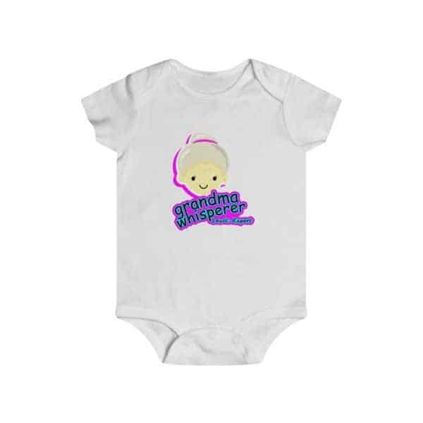 Grandma Whisperer Infant Snap onesie - Image 2