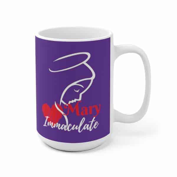 Immaculate Heart Purple Mug