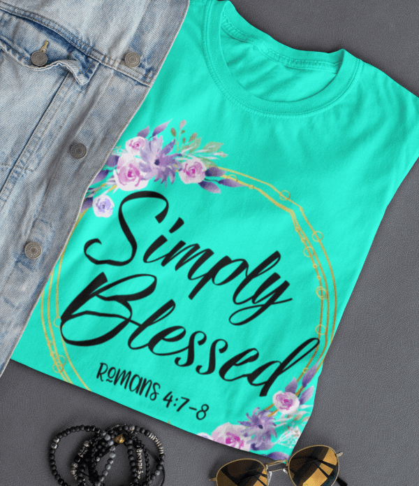 Simply-Blessed-Flowered Tees